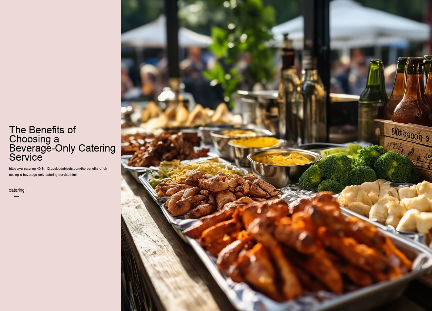 The Benefits of Choosing a Beverage-Only Catering Service